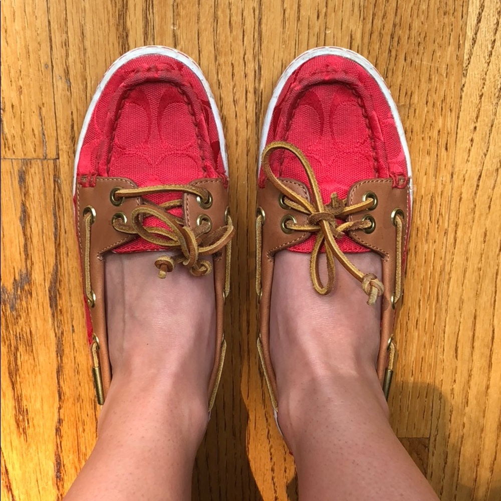 Coach boat shoes